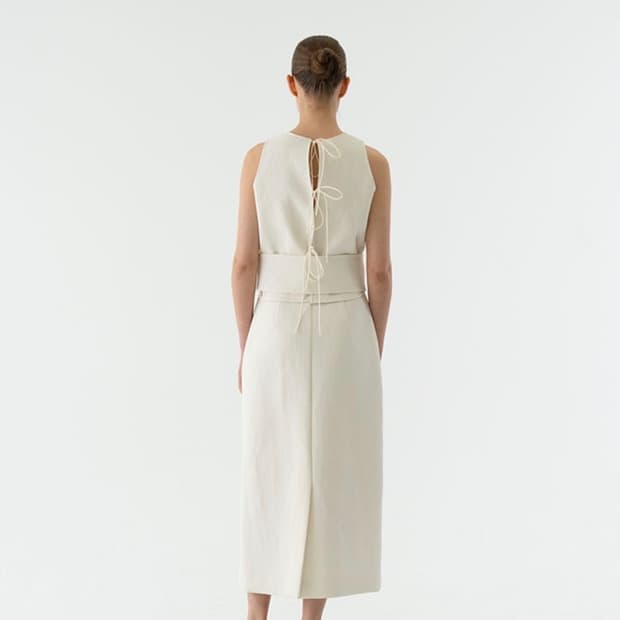 Le17septembre Cotton Tie Sleeveless 상품이미지1