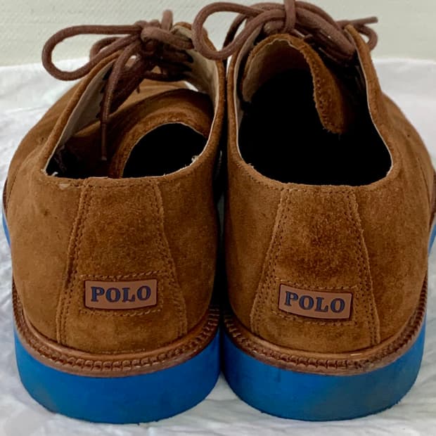 폴로 랄프로렌 스웨이드 가죽 로퍼 POLO 로고 250사이즈