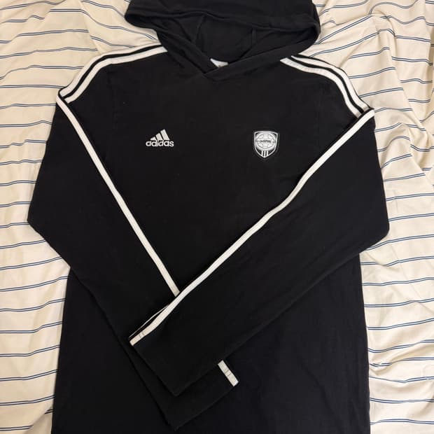 아디다스 아디퓨어 후드 져지 롱슬리브 100 사이즈