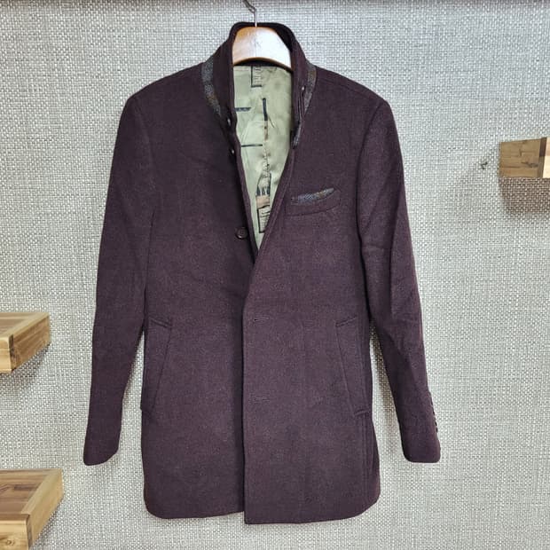 90사이즈 마인드브릿지 모직 코트 