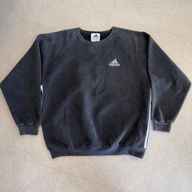 90s 아디다스 페이드 스웻셔츠