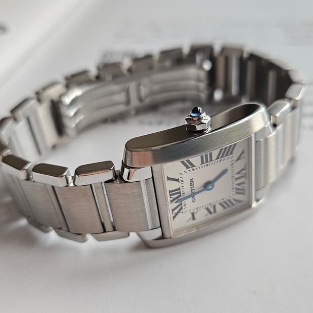 까르띠에 탱크 프랑세즈 스틸 스몰