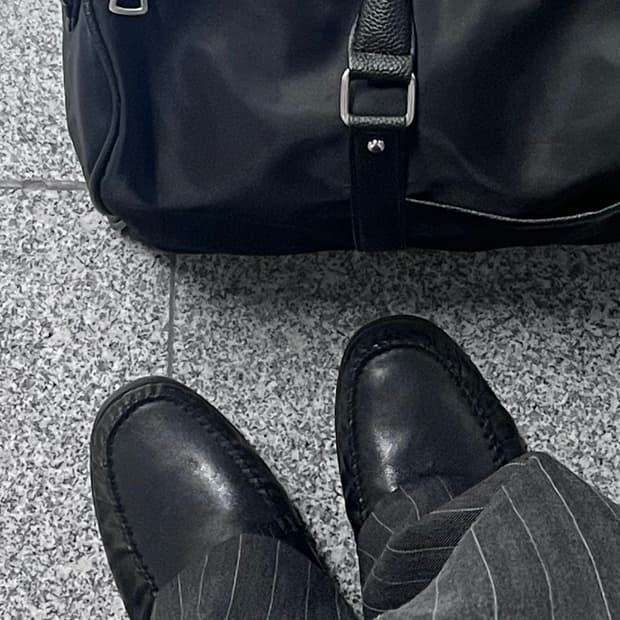 야세 셔링 보트 슈즈 블랙 260