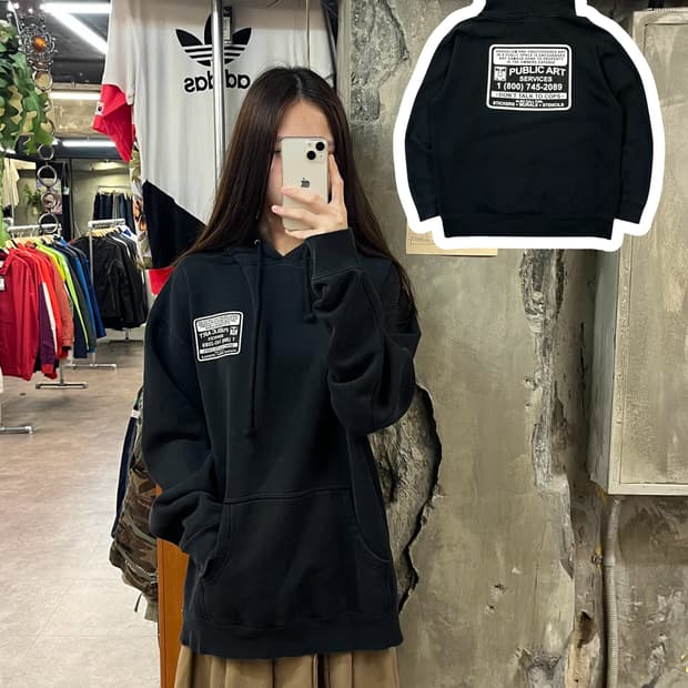 오베이 후드티 블랙 L #csz1494