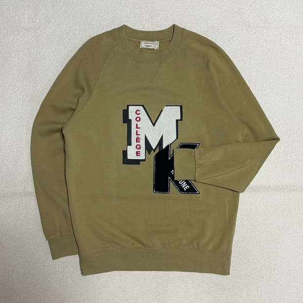 메종키츠네 MK패치 컬리지 맨투맨