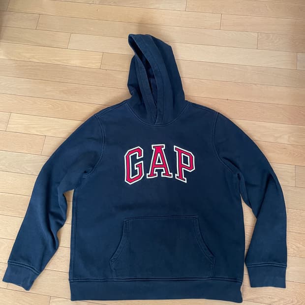 L GAP 후드티 네이비