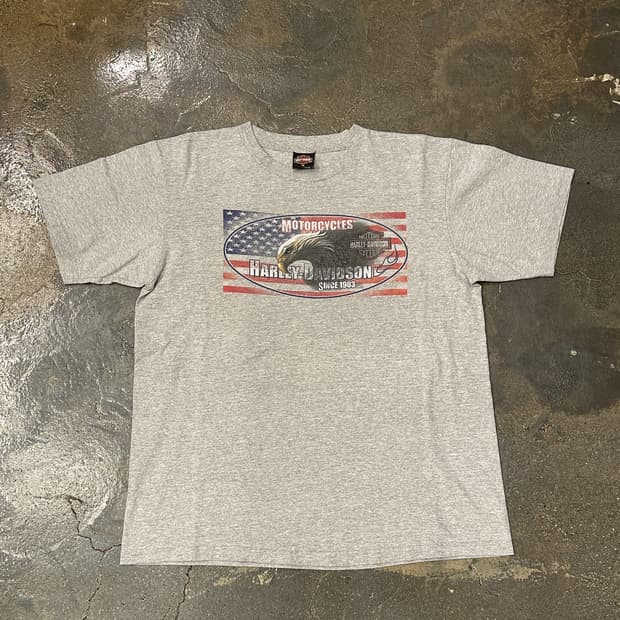 90s USA 할리데이비슨 프린팅 반팔티셔츠 XL