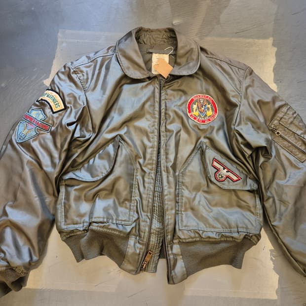 80s u.s army AVIREX CWU 45 P 플라이트 자켓