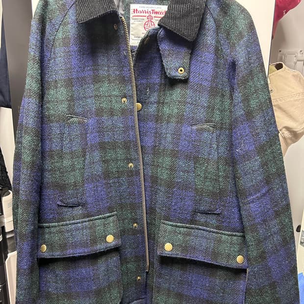 빈폴 해리스트위드 헌팅 사파리 코트(자켓)