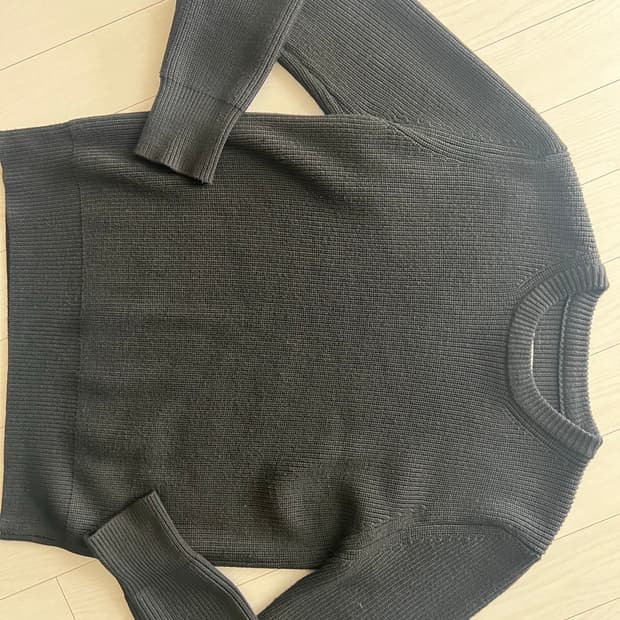 메종 마르지엘라 스티치 립 니트 블랙 46