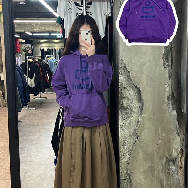 이자벨마랑 후드티 퍼플 36 #csz2462
