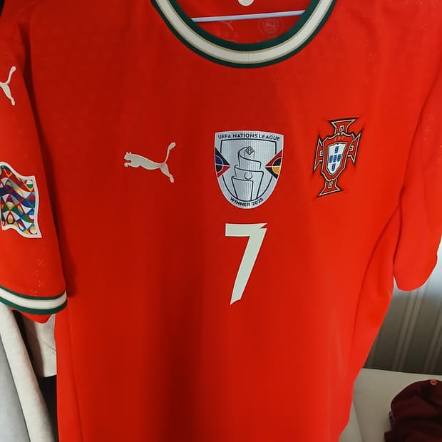 24-25 포르투갈 네이션스리그 우승 유니폼 호닐두 마킹