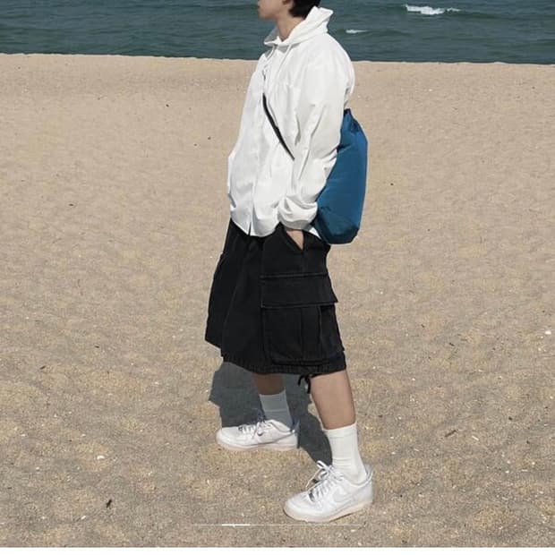 디서먼트 시티 벌룬 데님 하프 PT 2