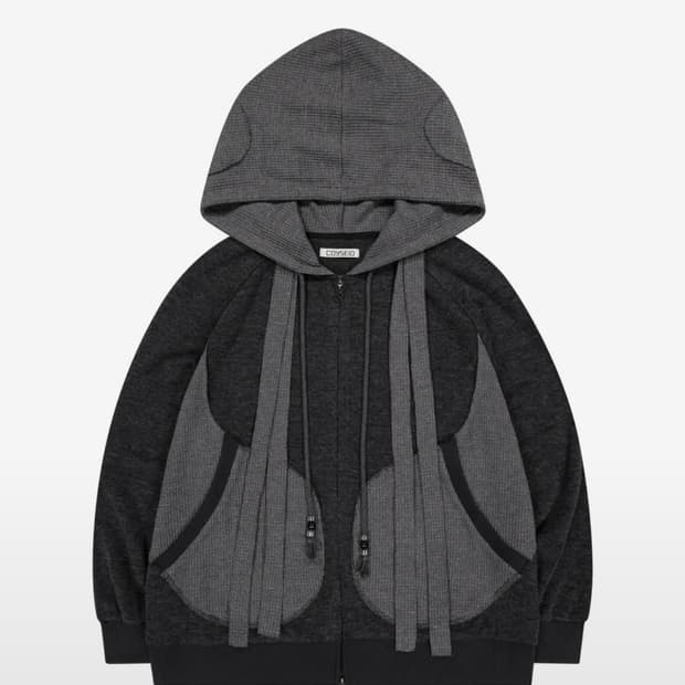 코이세이오 이어머프 후드집업 차콜