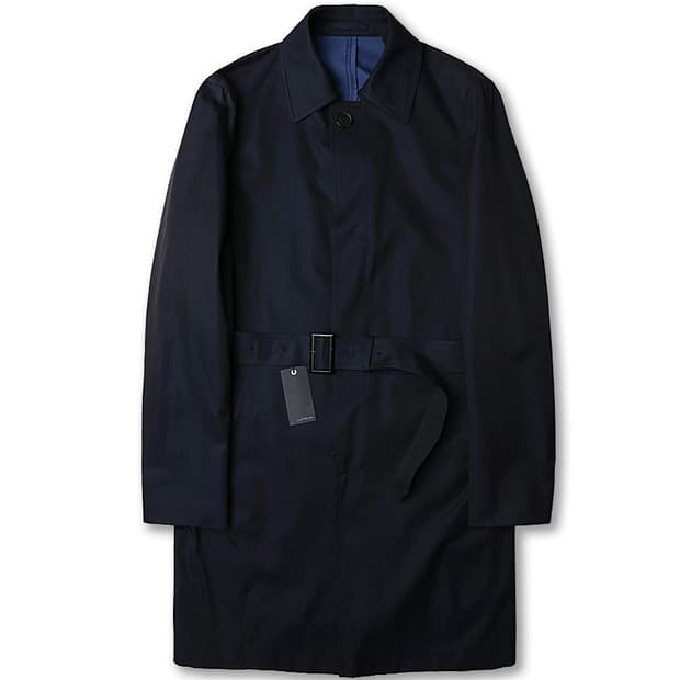 라르디니 [Lardini] 네이비 코튼 스탠다드 이탈리아 트렌치코트