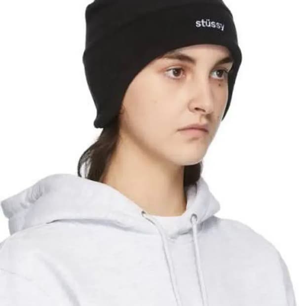 스투시 플리스 비니