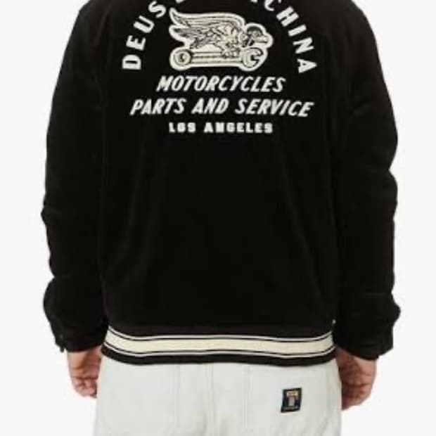 데우스 엑스 마키나 lennon cord bomber black L