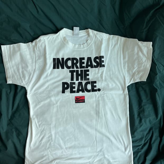 나이키 스투시 increase the peace 반팔 m