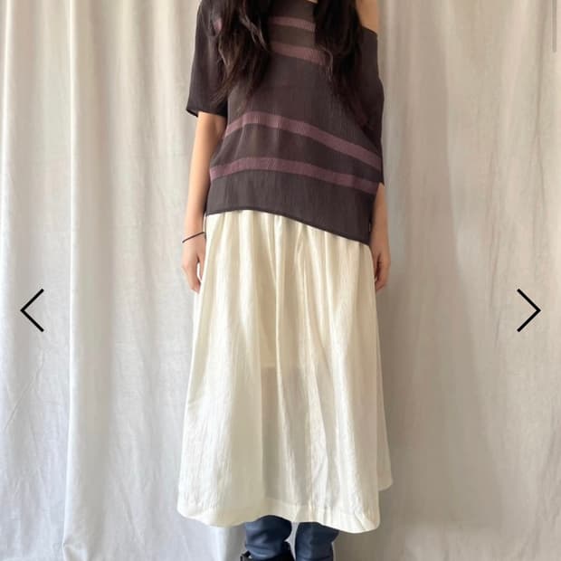 파예 빈티지 스커트 