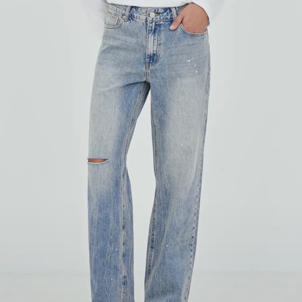 페이탈리즘 0237 trabus paint jeans