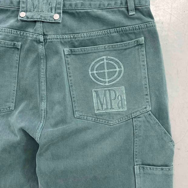 MPa PAINTER DENIM PANTS (EMERALD)