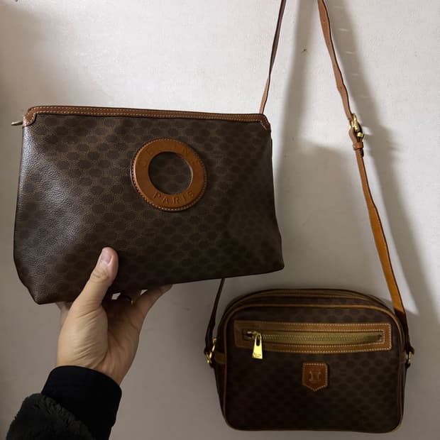 빈티지 셀린느 마카담 클러치&카메라백 일괄