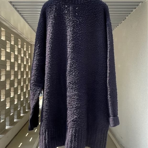 [Maison Margiela] 10 Bouclé Wool Mock-Ne