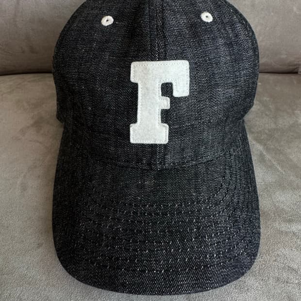 풀카운트 데님 볼캡 블랙