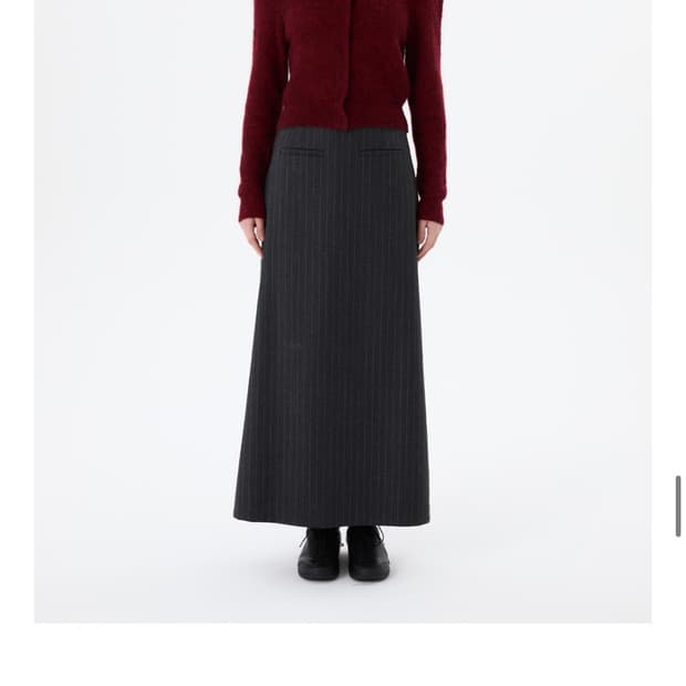 아모멘토 울 맥시 롱스커트 0사이즈