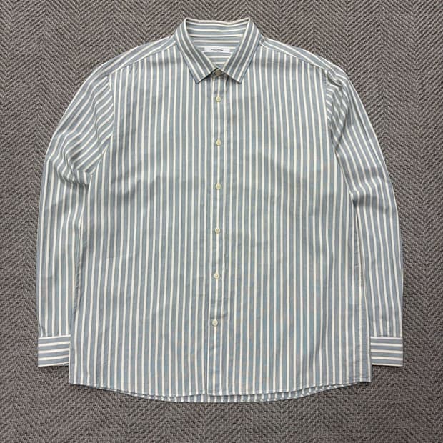 마인드브릿지 스트라이프 셔츠 v2743