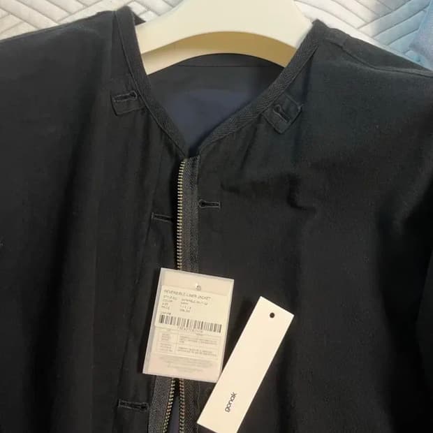 24fw 고낙 리버시블 라이너 자켓 네이비 2