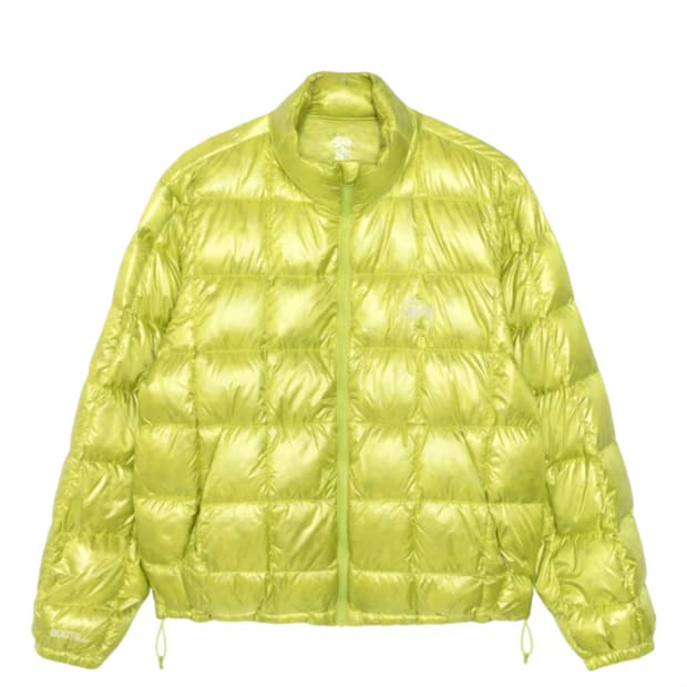 스투시 미드웨이트 푸퍼 경랑패딩 라임