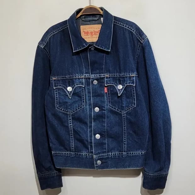 (M) 리바이스 타입원 청자켓 중청 데님자켓 레드탭 