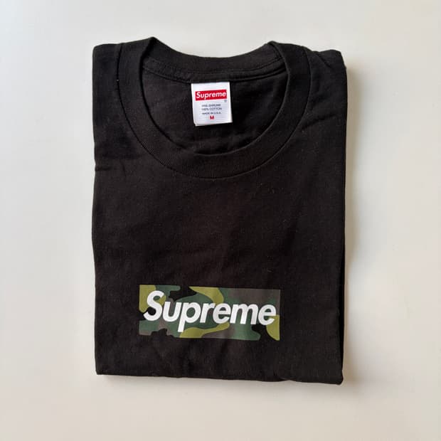 슈프림 박스로고 티셔츠