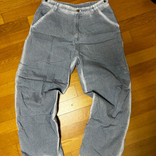 50 솔리드 옴므 와이드 데님팬츠