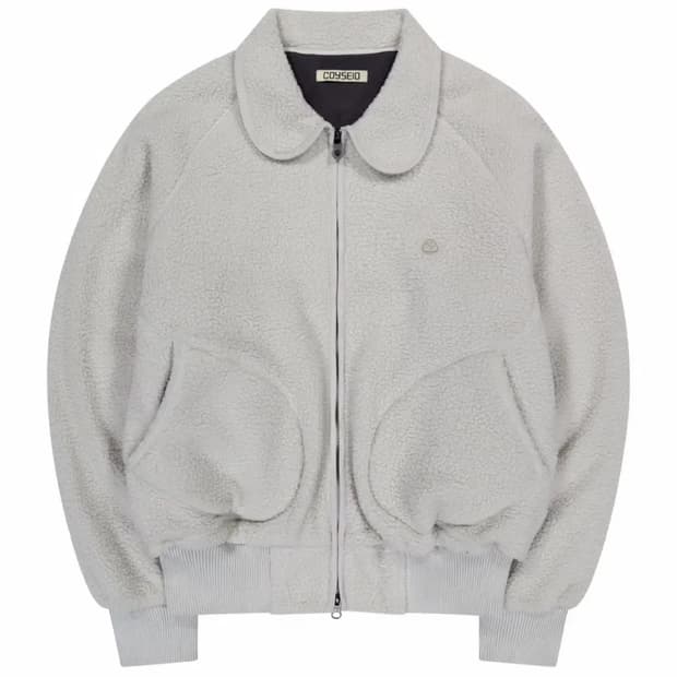 코이세이오 후리스 자켓 라이트 그레이