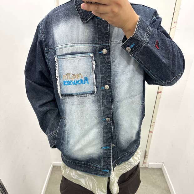 90s fubu 푸부 올드스쿨 데님 자켓