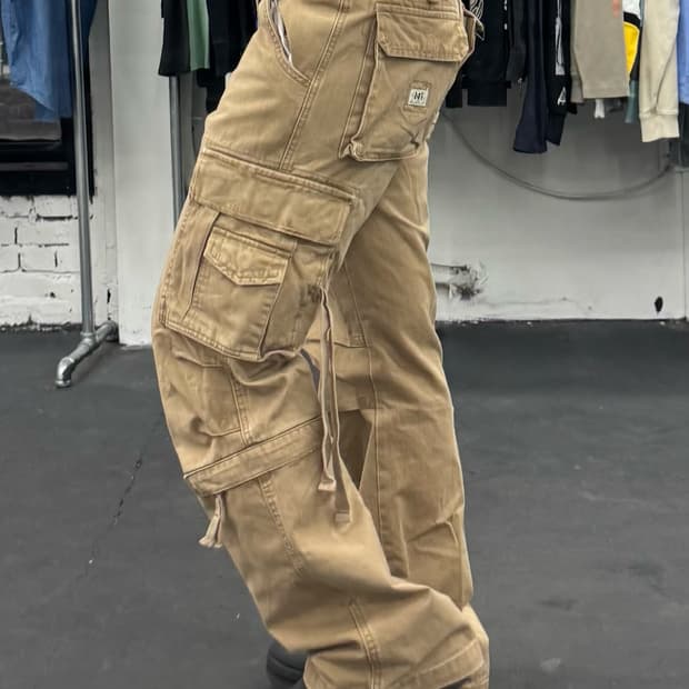 VTG 스트랩 디테일 멀티포켓 카고팬츠