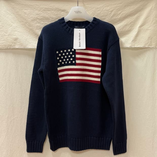 브랜디멜빌 성조기 니트navy