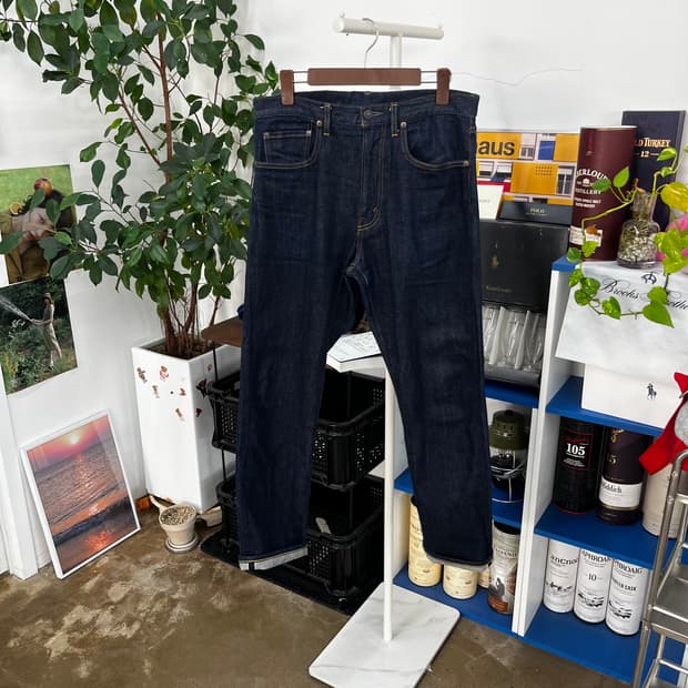 빔즈플러스 셀비지 데님팬츠 M