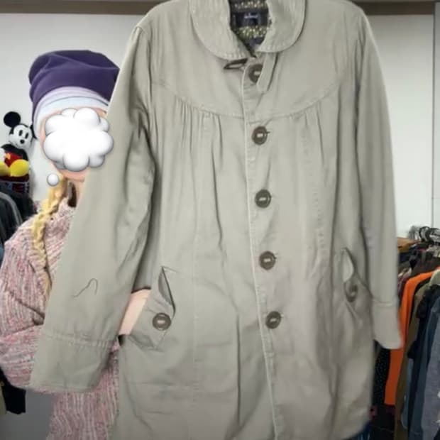 빈티지 봄 자켓 코트 