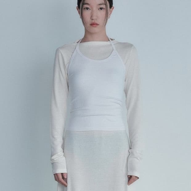 리포스 앙고라 홀터넥 repos angora halterneck