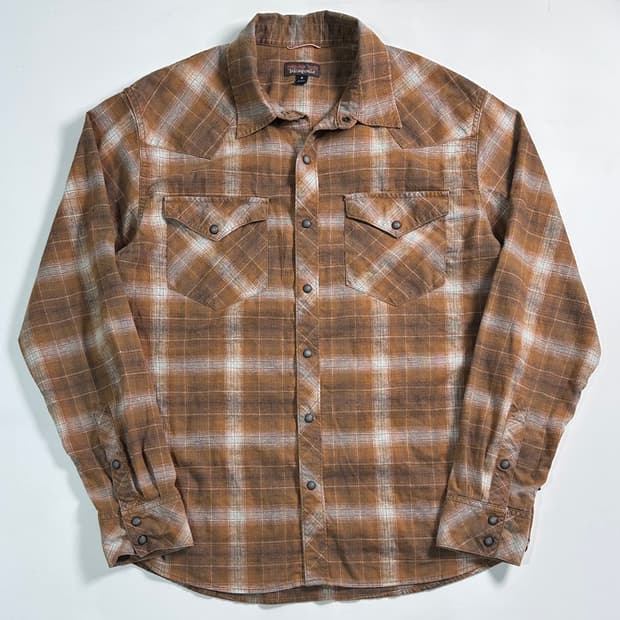 파타고니아 플란넬 체크 웨스턴 셔츠
