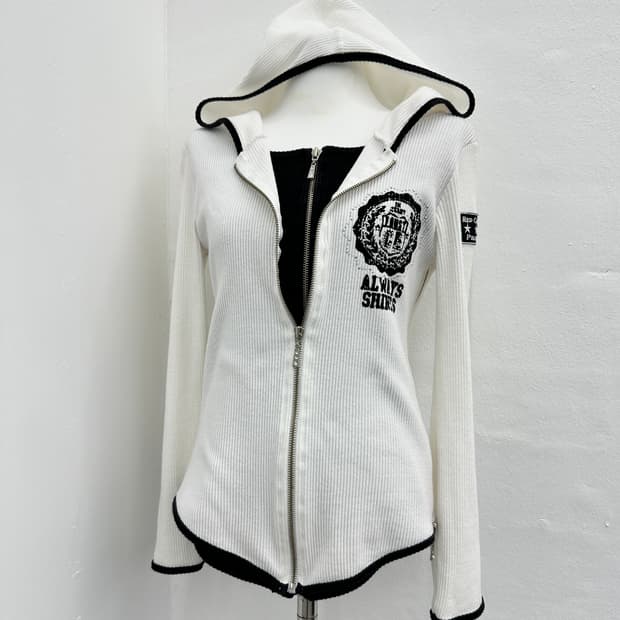 DEM SENSE cubic detail 2way zip up