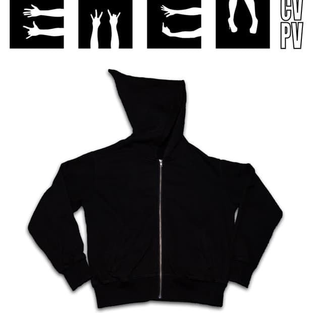 EMEW - GOBLIN ZIP UP / ROTTEN BLACK