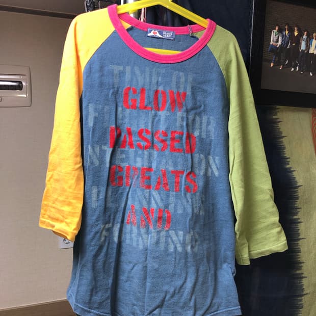 BEAMS HEART 빔즈하트 래글런 나그랑 7부 티셔츠