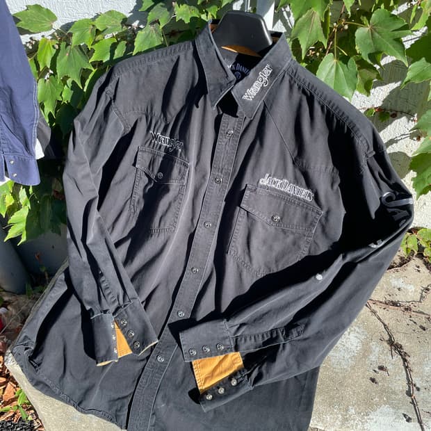 Wrangler x Jack daniels western shirt 