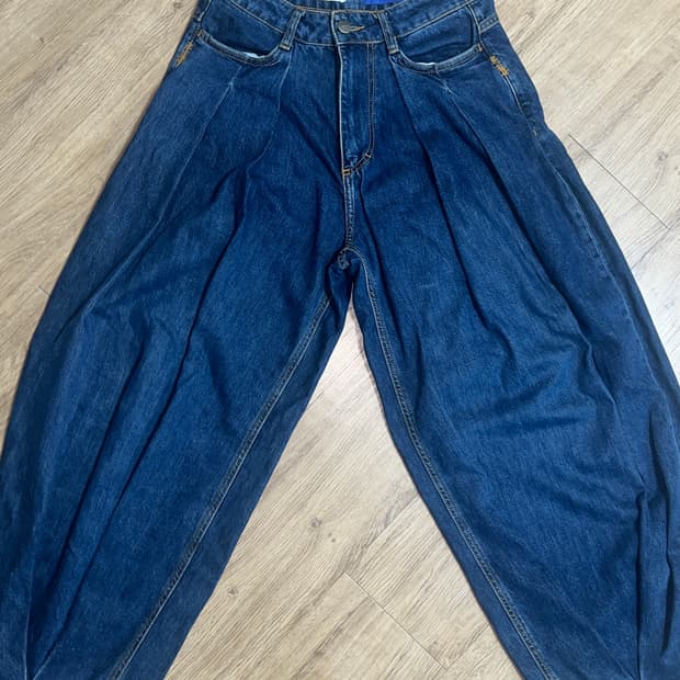 아더에러 자라 와이드 데님 34