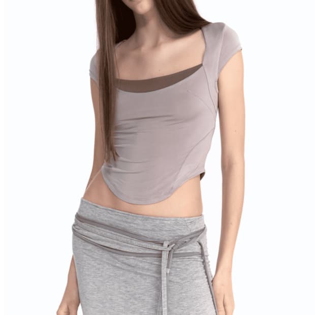 2000아카이브스 olivia top beige