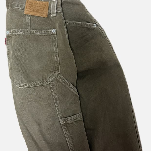 리바이스 오리지널 카키 브라운 진